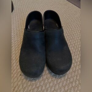 Sanita Black Clogs Size 39/8